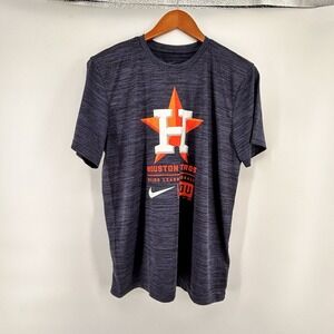 New Nike Dri-Fit Velocity Houston Astros MLB Baseball t-shirt men Medium NWT
